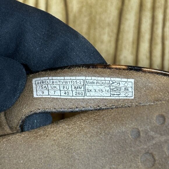 VIONIC Bella II Tortoise Shell Print Strap Comfort Flip Flop Sandals Women’s 9 - Picture 15 of 15